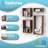 Wall Mount Cube Shelf Set Of 4,Floating Cube Shelves For Space Discovery,Dark Walnut-623830391