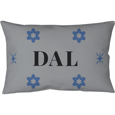 Coussin tissé et fermé Dallas Basketball Photo 17 po x 18 po