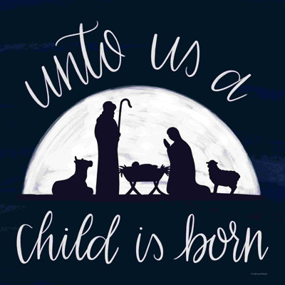 «Unto Us A Child Is Born» par Kyra Brown - impression