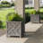  Lattice Planter Box 2-Pack, Gray-367224046