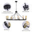 Turco 12 - Light Wagon Wheel Chandelier-83692189