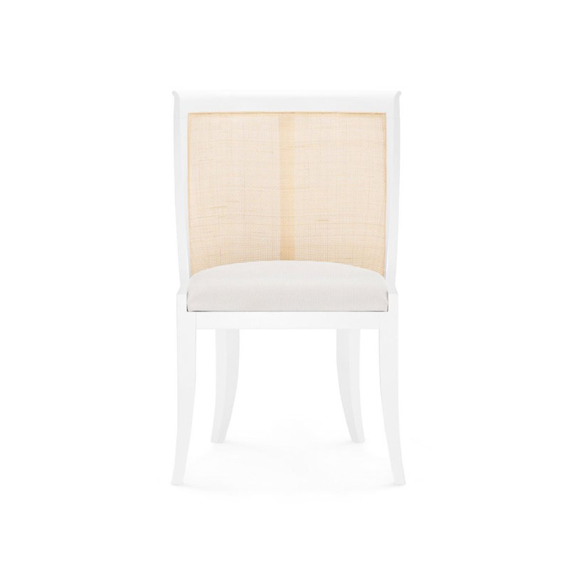 Monaco Upholstered Dining Chair, White