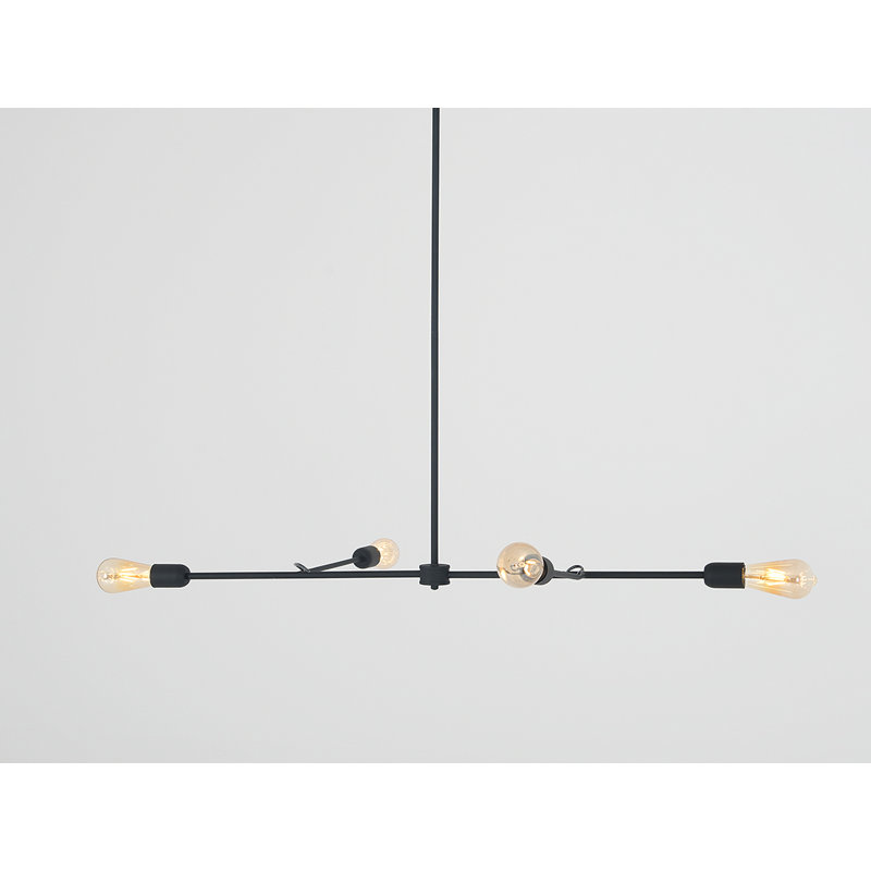 Triso 4 - Light Unique/Statement Pendant, Black