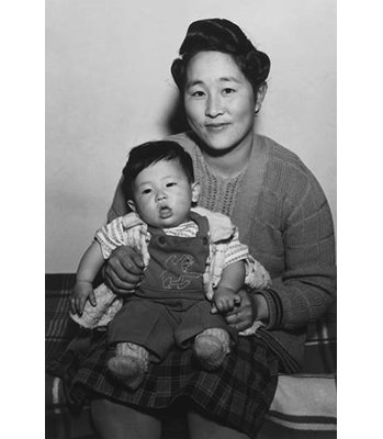 " Mitsu Nakai And Baby " by Ansel Adams