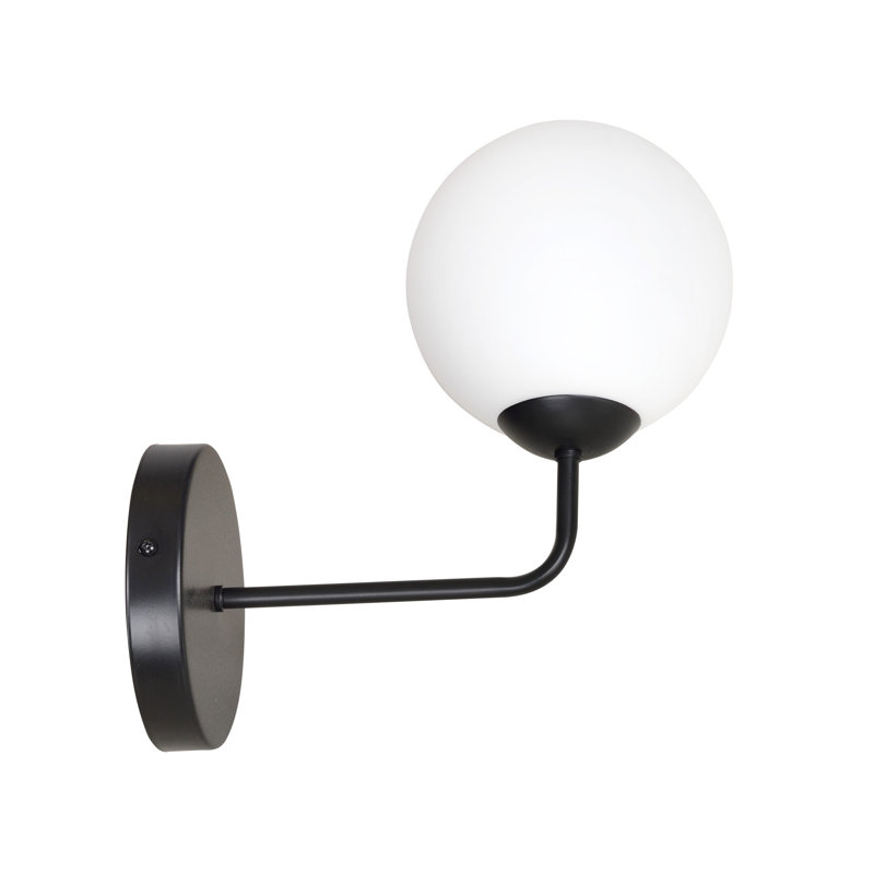 Pamplona Armed Sconce, Black