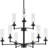 Kellwyn 9 - Light Steel Dimmable Chandelier-143371182