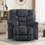 Fauteuil inclinable massant et chauffant en microfibre ultra doux 40,9 po avec port USB-1323919082