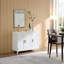 Buffet buffet avec 3 portes et tablettes amovibles