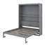 Grand lit escamotable avec tablettes