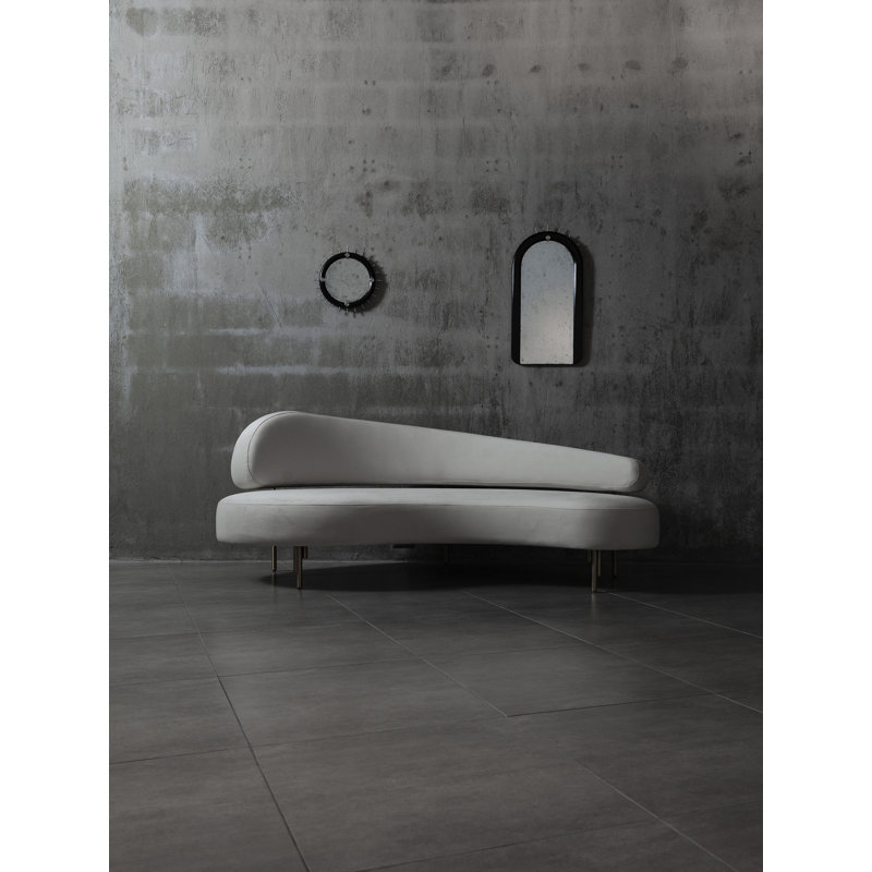Sitiera_01 Terracota Velvet Upholstered 3-Seater Sofa With Aged Bronze Legs By Andean, Ivory