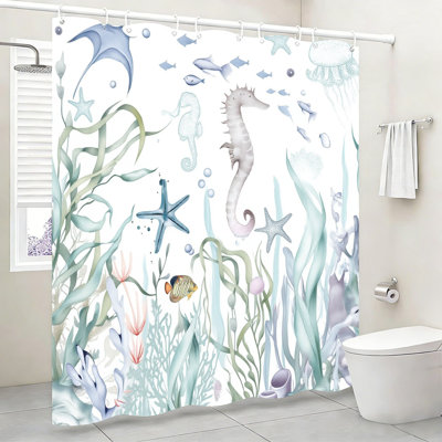 Black Gold Marble Shower Curtain Opulent Bath Decor 72 x 72 Inch Black