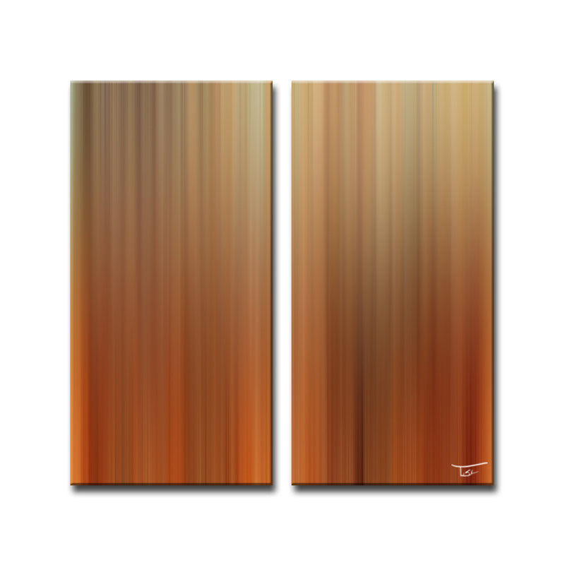 « blur stripes liv », reproduction de toile tendue sur toile, H 40 po x l 40 po x P 1,5 po