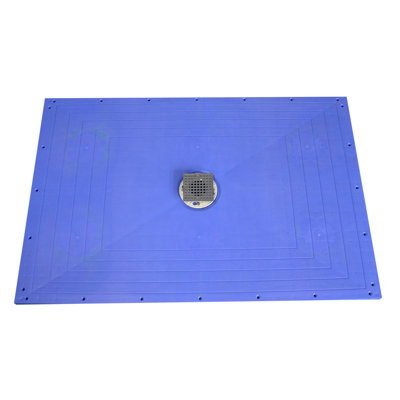 Bonde de douche centrale 48 po x 32 po Uni-green Curfess