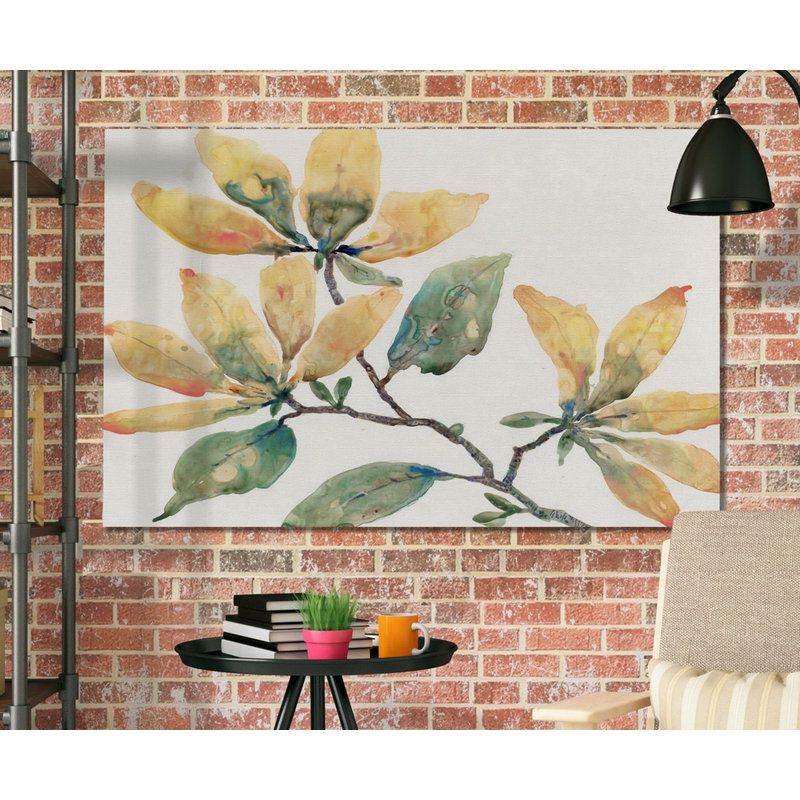 Flowering Branch II - Single Picture Frame Print, 18" H x 27" W x 1.5" D, Wrapped Canvas
