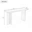 Table de hall d'entrée moderne en forme de L avec une stabilité exceptionnelle et une conception peu encombrante, idéale pour les maisons contemporaines