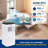 Serenelife Portable Air Conditioner 8000 BTU - Compact 4-In-1 Single Duct A/C Unit With Cooling, Heat, Dehumidifier & Fan Modes, Energy Efficient 300 Sq. Ft. With Universal Castors, Window Mount Kit