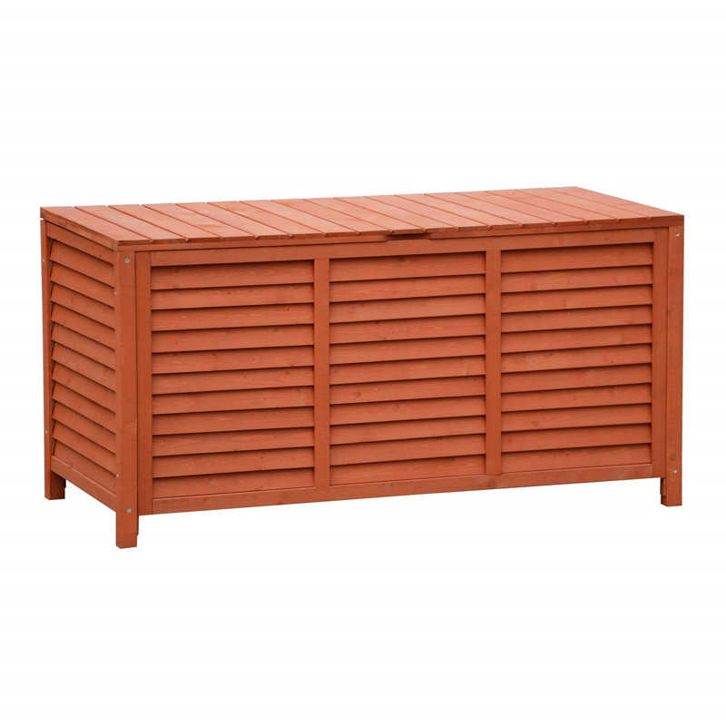 Brambly Cottage Hentschel 118cm W 250L Wood Deck Box
