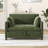 51" Convertible Sofa Bed With Storage Pockets & 2 Pillows, Modern 2-In-1 Folding Corduroy Fabric Loveseat For Small Spaces, Green-529035560-529035574