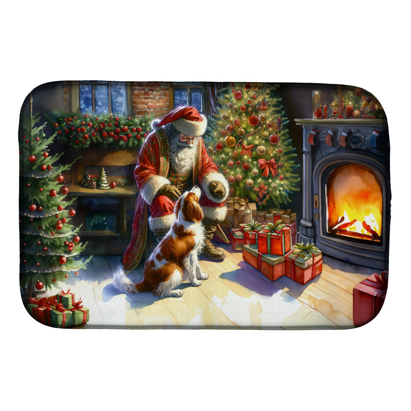 Tapis de vaisselle Brittany and Santa Claus