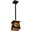 Luminaire suspendu géométrique 1 lumières lanterne