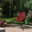 Coussin de chaise en peluche d'intérieur / extérieur ARDEN, 34 x 49, rouge rubis Leala-623907160