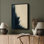 Art mural encadré abstrait rétro antique classique pour chambre à coucher