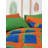 Luxurious 100% Cotton Ranforce King Quilt Cover Set | Includes 2 Envelope Pillowcases (23.6 x 23.6 inches) | Reactive Printing, Machine Washable, Stylish Blue, Green & Orange Design-118908822-118908823