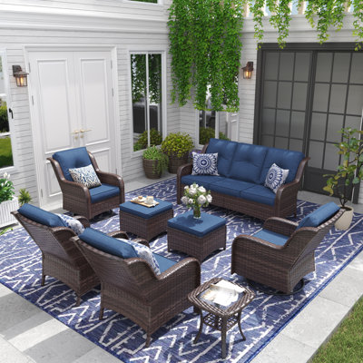 Pe Wicker Outdoor Conversation Sets