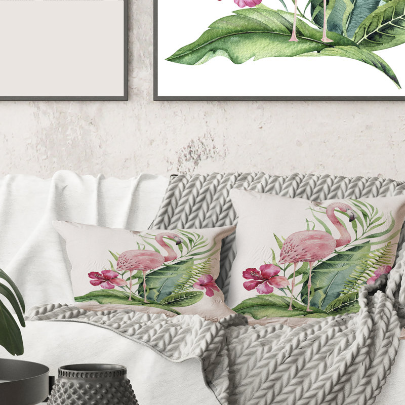 Floral Throw Pillow