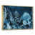 Toile avec cadre flottant or