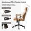 Chaise de bureau pivotante à haut dossier Oswina Gustavo-208485939