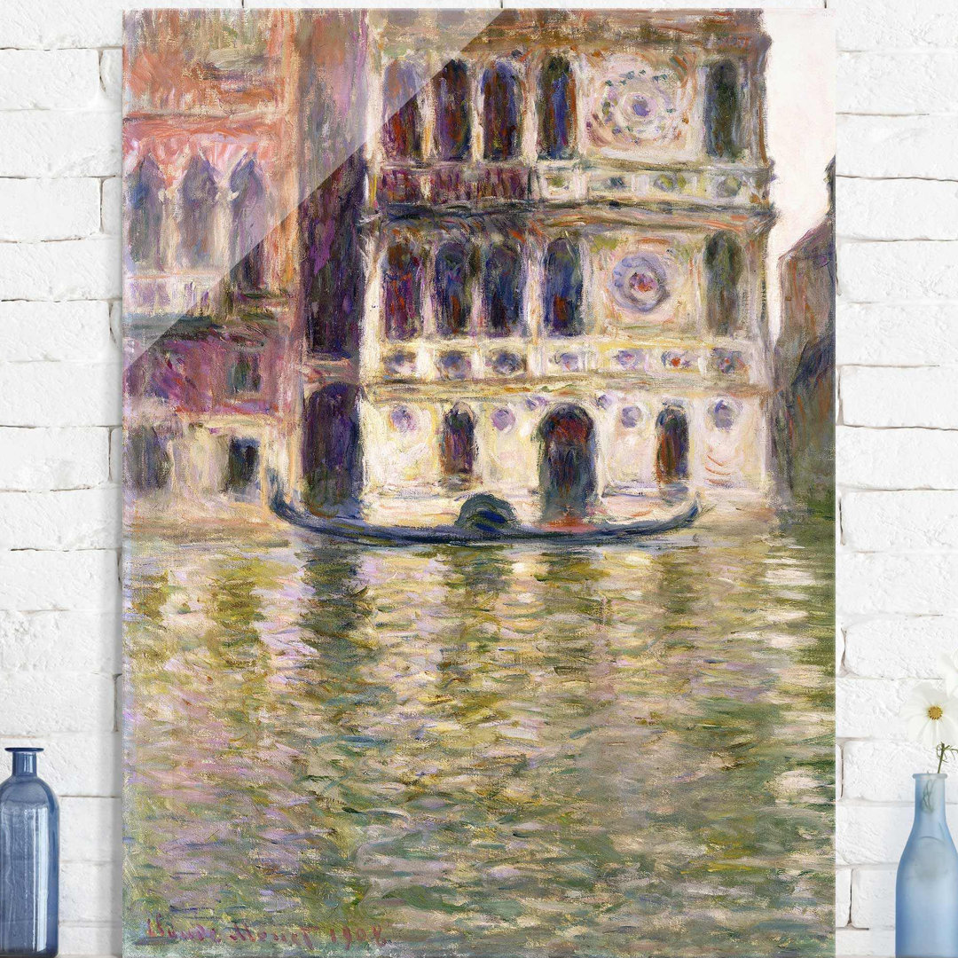 Glasbild Palazzo Dario von Claude Monet