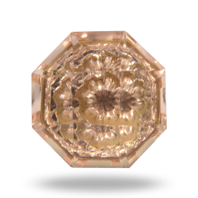 Multipack de boutons géométriques surdimensionnés de 1,6 po Kembre, Rose / argent