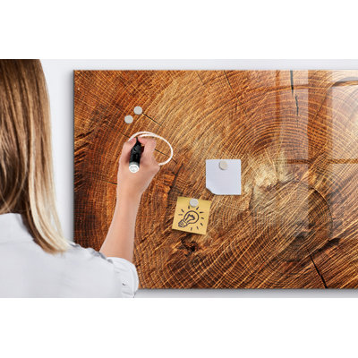 Magnetic Glass Photo Memo Board