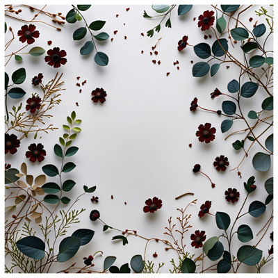 Tapisserie murale arrangement floral - Décoration murale florale