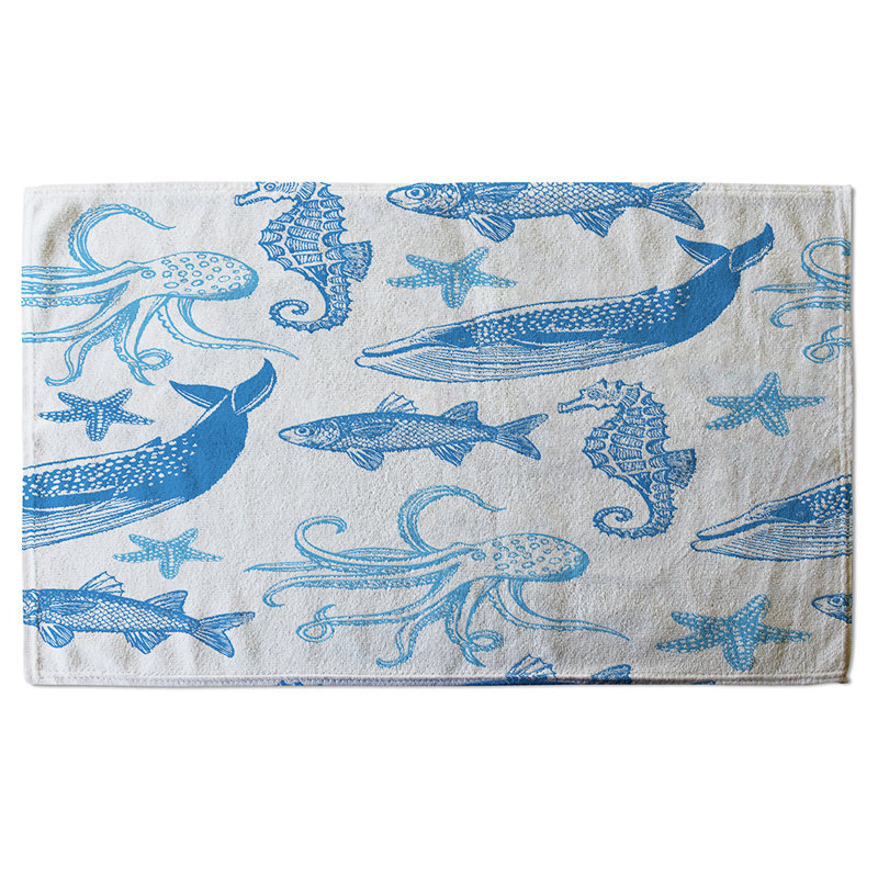 Neals Polyester Shower Curtain Set