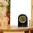 Marble Mechanical Tabletop Clock in Black