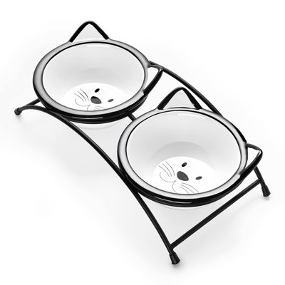 Cat Food Bowls 12 oz Raised Cat Bowls