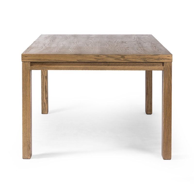 Millie Dining Table, Drifted Oak Solid, 30" H x 72" L x 96" W