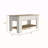 Austin Storage Table, One Extendable Table Shelf, Four Legs, Lower Shelf