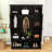 Sophisticated Wood Hall Tree with Hooks, Elegant Arch Details and Adjustable Shelves-159733432
