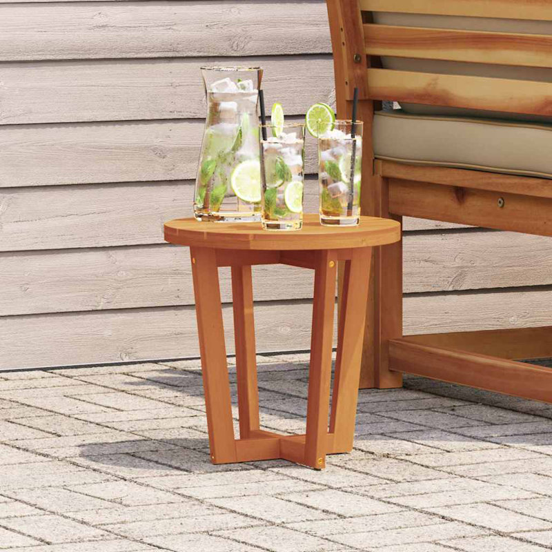 Round Outdoor Side Table, 40cm H x 40cm W x 40cm D