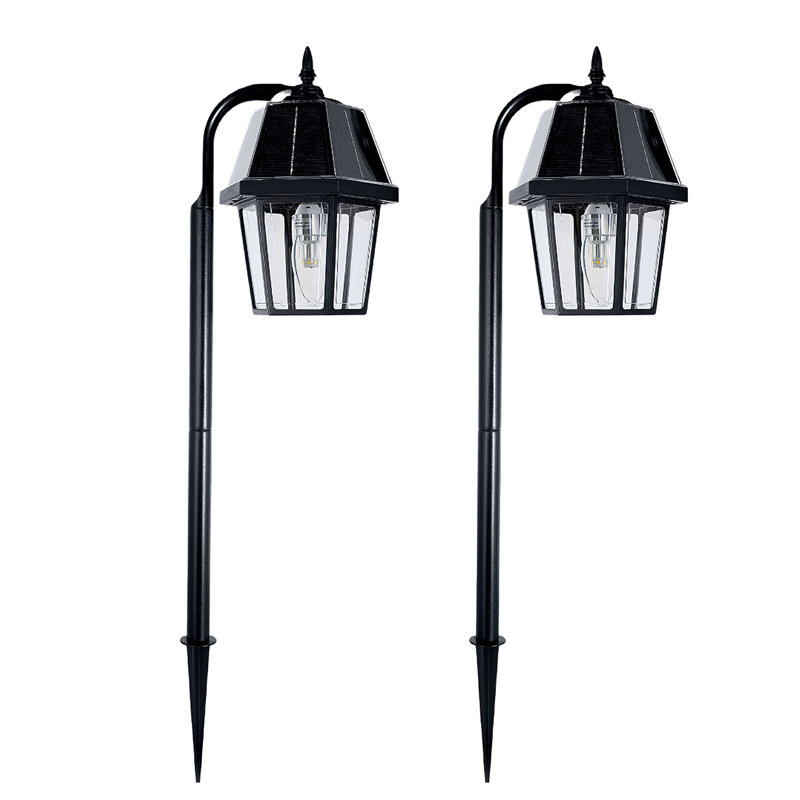 Solar Garden Light Shepard Hook- 2 Pack