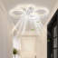 Ventilateur de plafond réversible à intensité variable de 32,68 po avec lumières DEL et télécommande Debrann-877077981-895627278