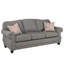 Ensemble de canapé et de chaise en tissu Baskerville, gris