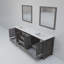Meuble-lavabo double l 80 po x P 22 po et miroirs 30 po.-66637709-112957601