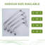 Remplacement du bec de robinet de 12 po en chrome poli - filetage interne G3 / 4