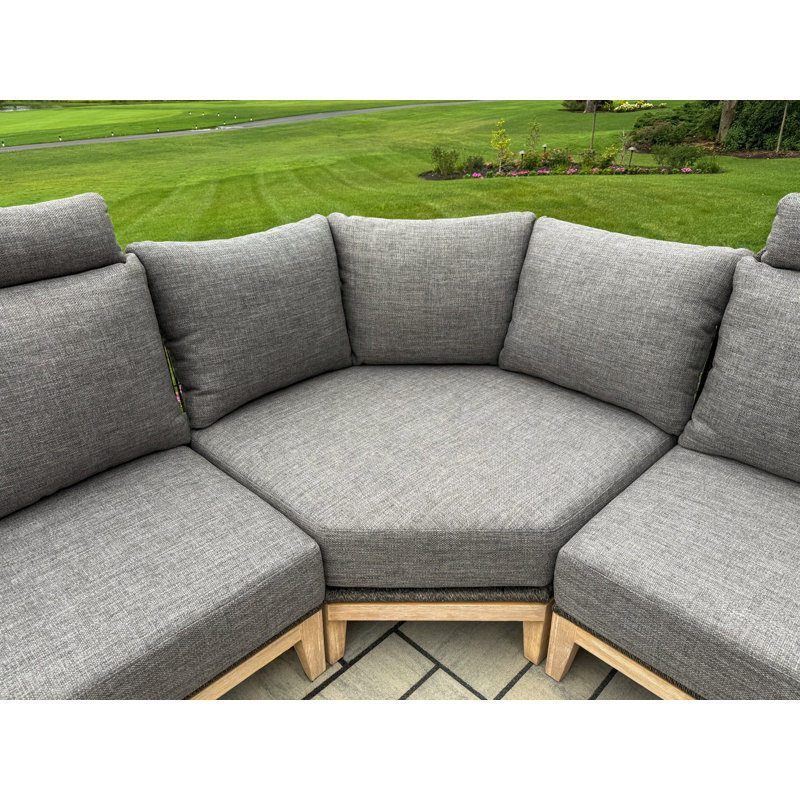 Posey 3 pièces Canapé modulaire gris anthracite
