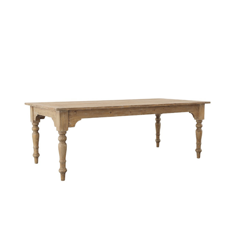 Percy Pine Wood Dining Table