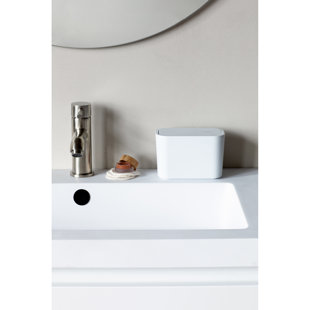 MindSet Shower Shelf with Squeegee White